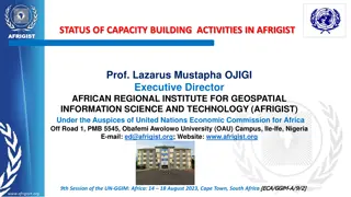 Overview of AFRIGIST's Capacity Building Activities