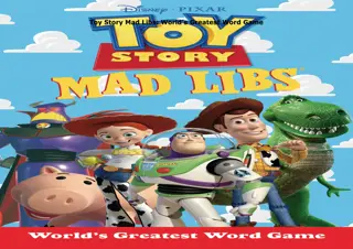 GET [✔PDF✔⚡] ✔DOWNLOAD✔ Toy Story Mad Libs: World's Greatest Word Game