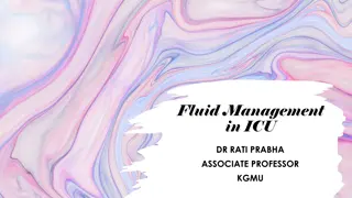 Fluid Management in ICU: Understanding Body Fluid Compartments and Types of Fluids