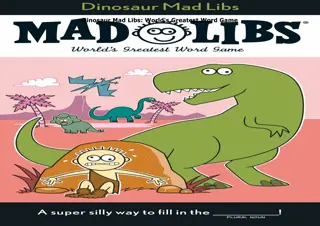 ❤(⚡Read⚡)❤ DOWNLOAD✔ Dinosaur Mad Libs: World's Greatest Word Game