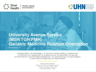 Understanding Hospital Utilization Patterns Among Older Adults in Toronto