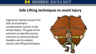 Safe Lifting Techniques to Avoid Ergonomic Injuries: A Comprehensive Guide