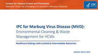 Environmental Cleaning for Marburg Virus Disease: Importance and Guidelines