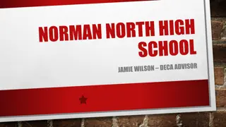 Overview of Norman North High School's DECA Program and Student-Run Businesses