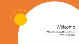 Supporting Mental Health and Wellbeing in Education