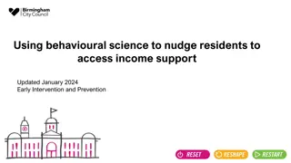 Leveraging Behavioral Science for Income Support: A Place-Based Nudging Pilot