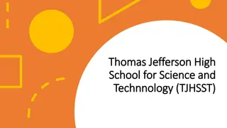 Admission Details for Thomas Jefferson High School for Science and Technology (TJHSST)