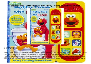 [✔PDF✔⚡ (⚡Read⚡)❤ ONLINE] Sesame Street - Potty Time with Elmo - Potty Training