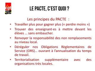 Overview of the PACTE in Education System