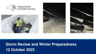 Storm Preparedness and Response Review - Lessons Learned and Recommendations