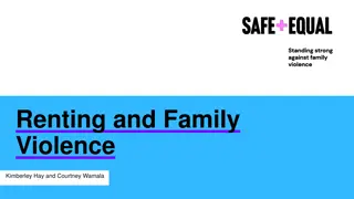 Impact of Family Violence on Housing and Support Services in Victoria