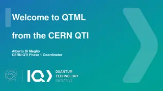 CERN Quantum Technologies Initiative Overview