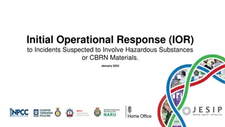 Comprehensive Guide to Initial Operational Response (IOR) in Hazardous Substance Incidents