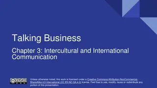 Intercultural Communication in Business: Understanding Cultural Dynamics