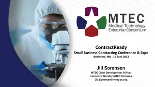 MTEC Small Business Contracting Conference & Expo Overview