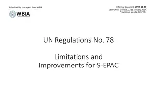 Limitations and Improvements for S-EPAC Regarding ABS Efficiency