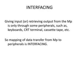 Understanding Data Transfer and Interfacing in Computer Systems