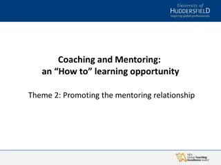 Exploring Power Dynamics in Mentoring and Coaching Relationships