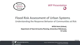 Understanding Urban Flood Risk and Community Response Behavior