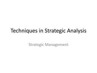 Strategic Analysis Techniques in Management