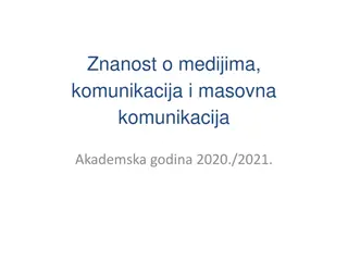 Understanding Mass Media and Communication for the Academic Year 2020/2021