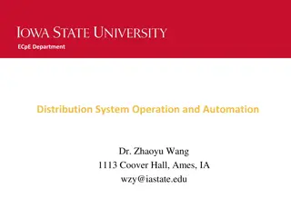Distribution System Operation and Automation Overview
