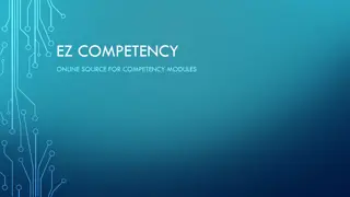 Comprehensive Online Competency Module Platform for Healthcare Professionals