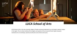 LUCA School of Arts: Application Process, Financial Support, and More