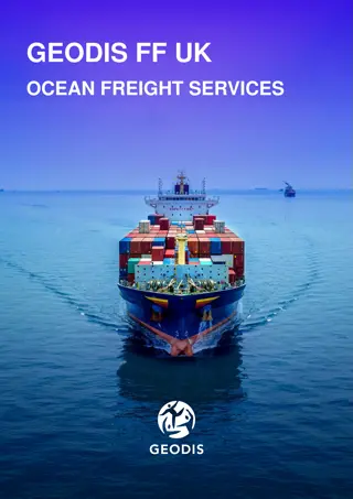 GEODIS Ocean Freight Services - Comprehensive Solutions for Sustainable Shipping