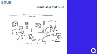 Leadership and Rules