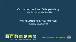 Progress Report on Victim Support and Safeguarding - Police and Crime Plan