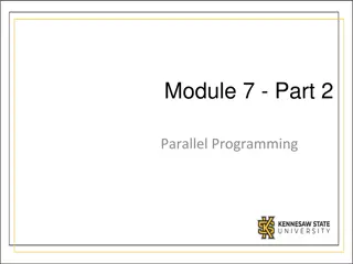 Evolution of Parallel Programming in Computing