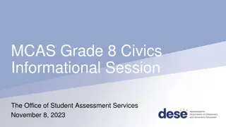 MCAS Grade 8 Civics Informational Session Overview