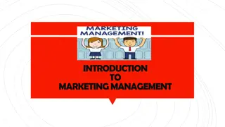 Understanding Marketing Management: Concepts and Evolution