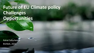 The Evolution of EU Climate Policy: Challenges and Achievements