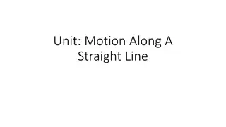 Understanding Motion Along a Straight Line