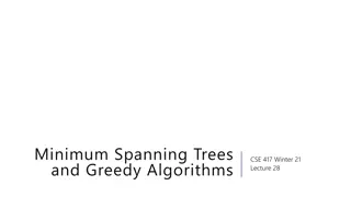 Understanding Greedy Algorithms and Minimum Spanning Trees