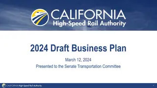 2024 Draft Business Plan Overview for Senate Transportation Committee