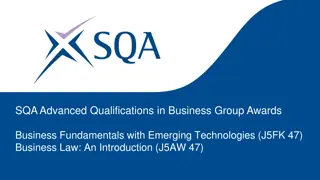 Business Fundamentals and Emerging Technologies: Overview and Assessment