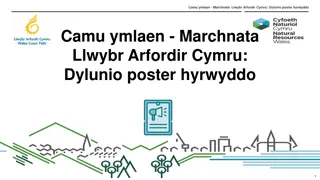 Coastal Path Promotion Poster Design for Wales