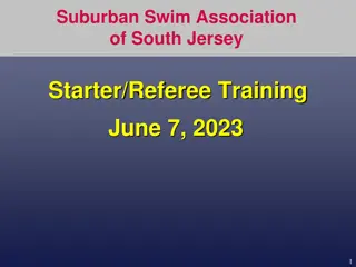 Swimming Stroke Rules and Regulations Training