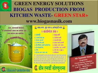 Understanding Biogas Production from Kitchen Waste for Green Energy Solutions