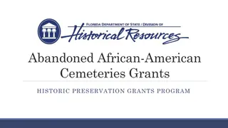 Historic Preservation Grants: Abandoned African-American Cemeteries