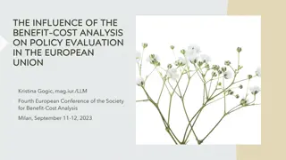 The Impact of Benefit-Cost Analysis on Policy Evaluation in the European Union