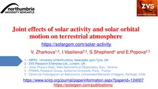 Influence of Solar Activity and Orbital Motion on Terrestrial Atmosphere