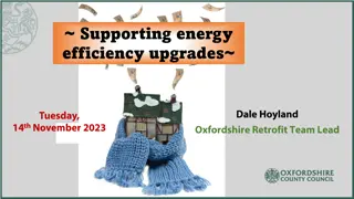 Promoting Energy Efficiency Upgrades in Oxfordshire