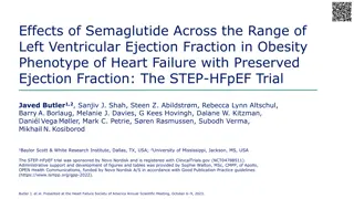 Effects of Semaglutide on Heart Failure with Preserved Ejection Fraction
