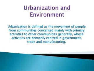Understanding Urbanization: Causes, Impacts, and Migration Patterns