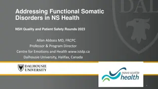 Addressing Functional Somatic Disorders in Patient Safety Rounds