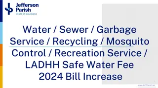 Jefferson Parish Water and Utility Services Update for 2024